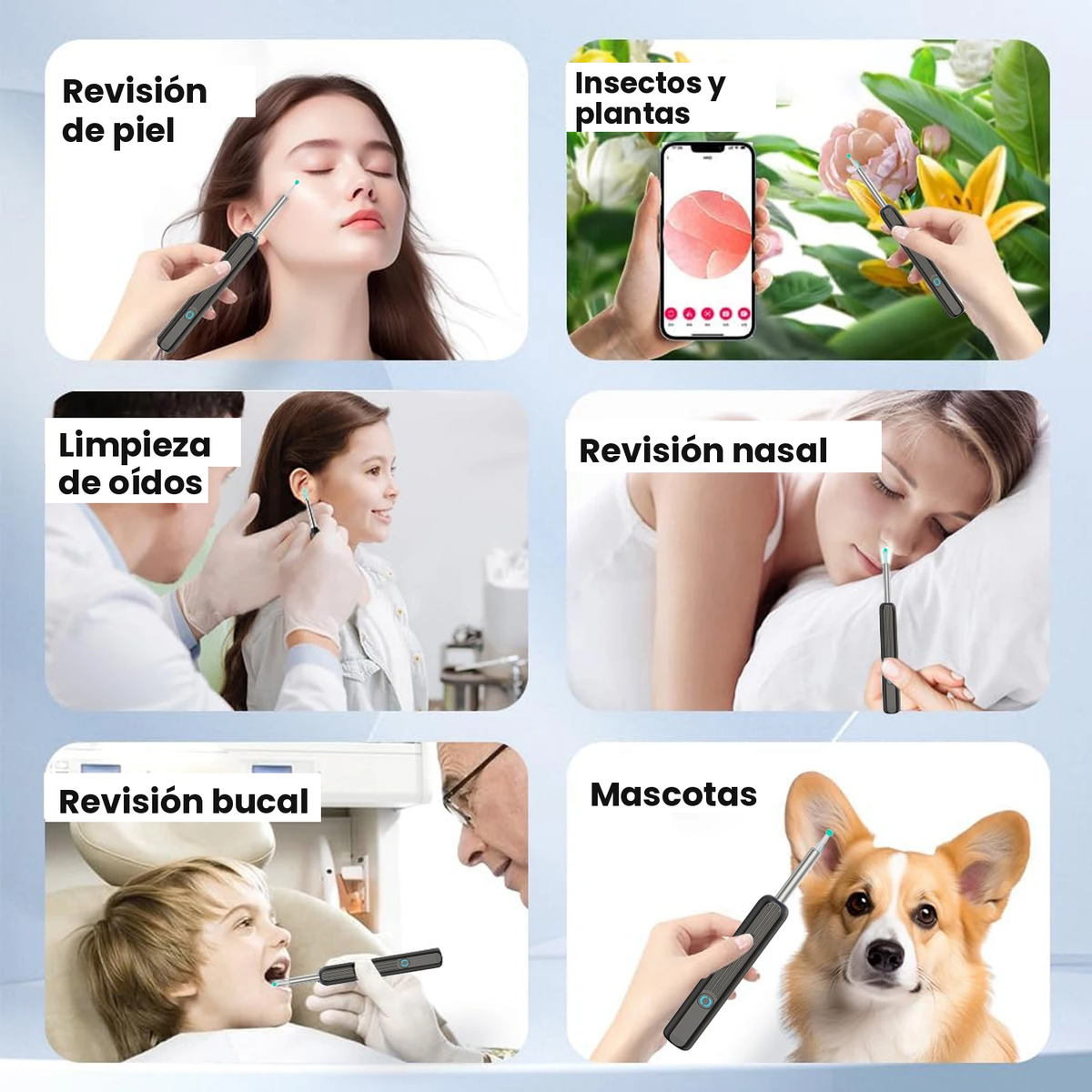 VisiEar – Limpiador de oídos con cámara HD